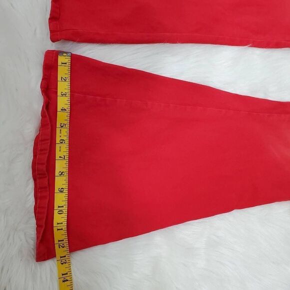 Womans wide leg red jeans size M - Picture 6 of 13